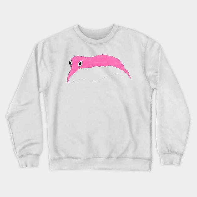 Worm on a String Crewneck Sweatshirt by ThatDistantShore